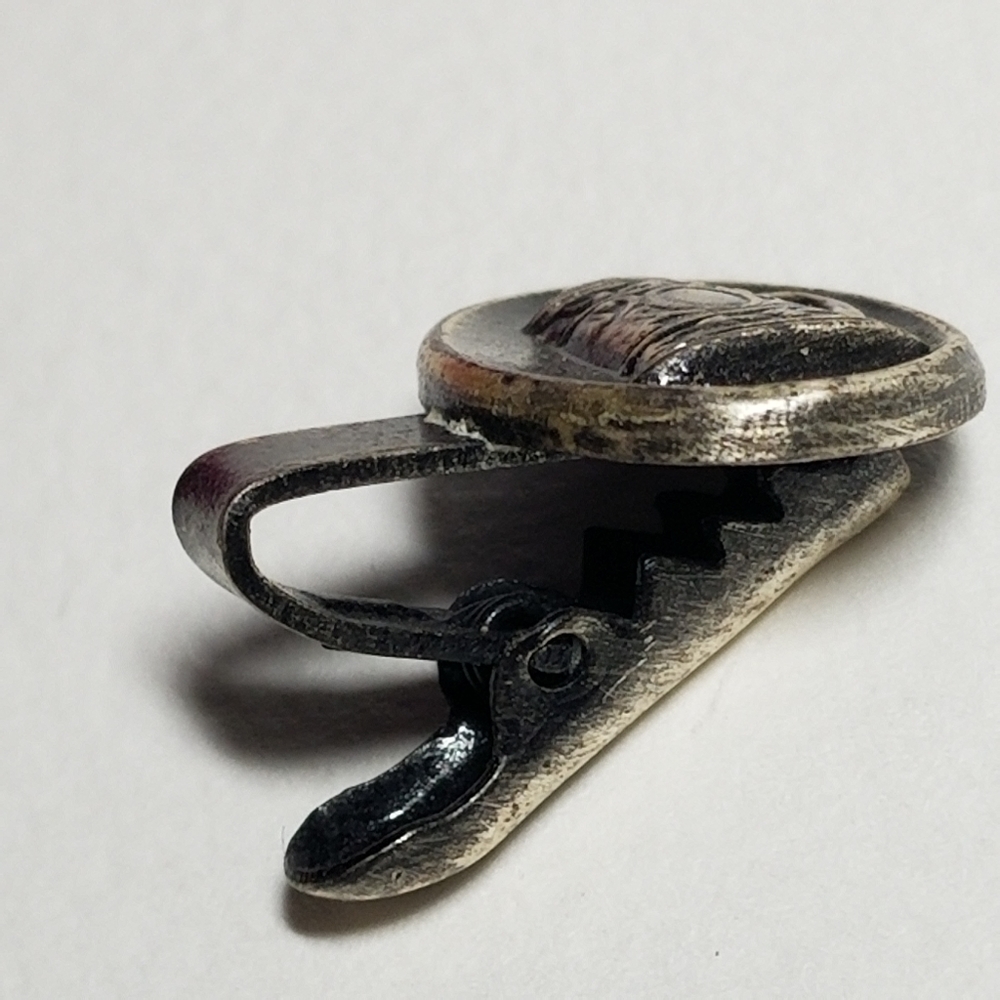 Relisted - Vintage beer stein tie clip silver tone - Picture 12 of 12